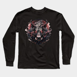 Mecha Tier Tiger Wolf Fuchs Pferd Cyborg Long Sleeve T-Shirt